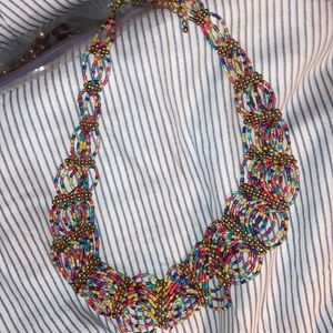 Bread woven necklace